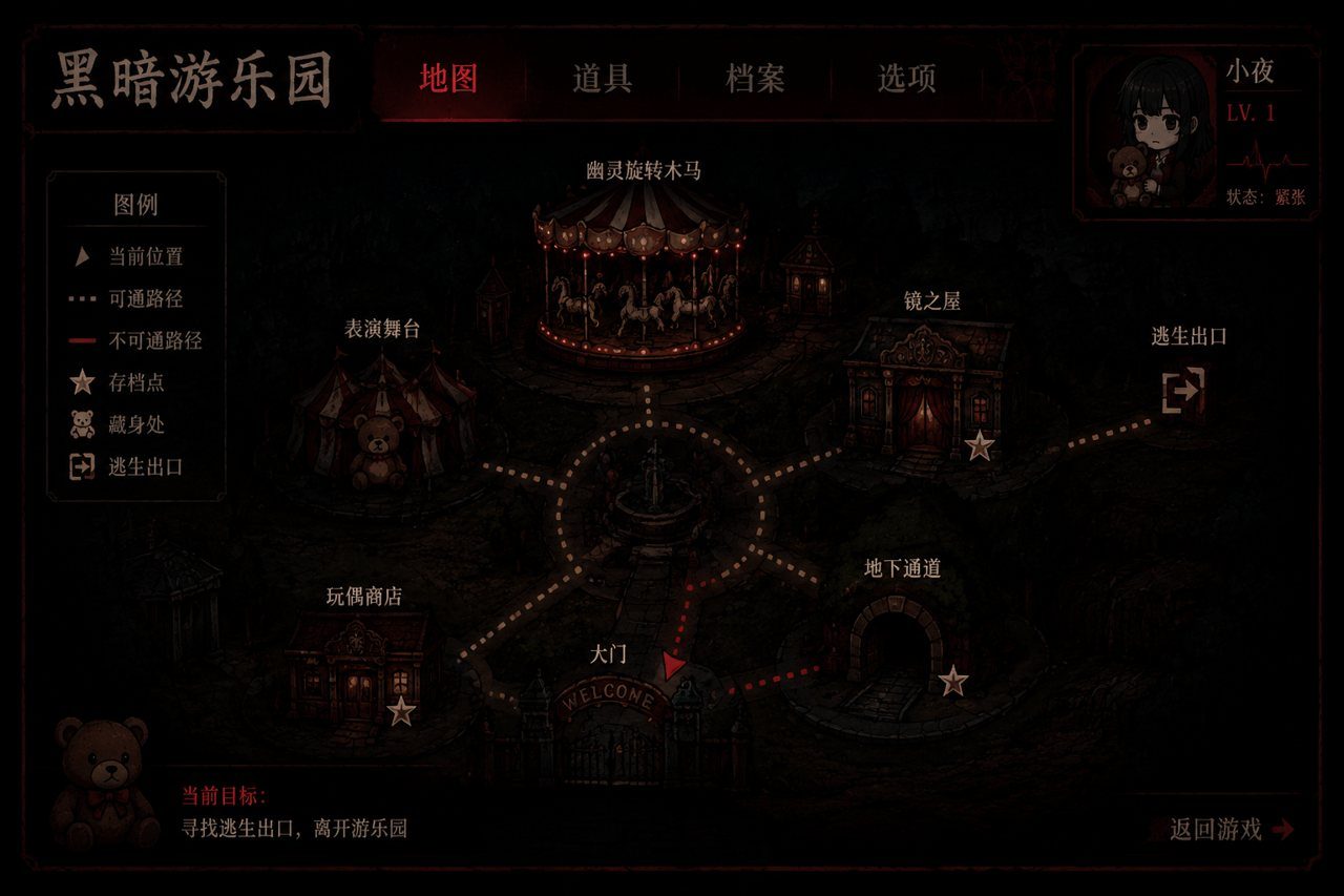 黑暗游乐园 角色养成 内容截图 3