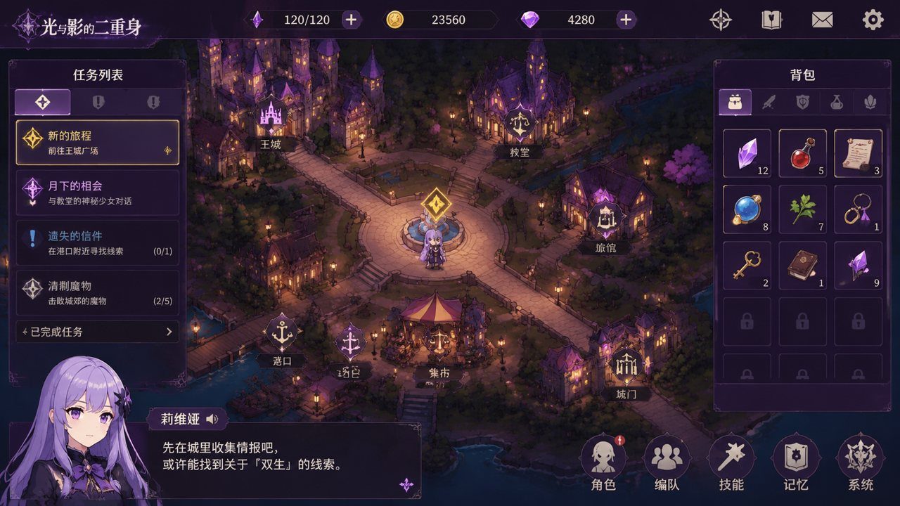 光与影的二重身 地图探索 预览图 2