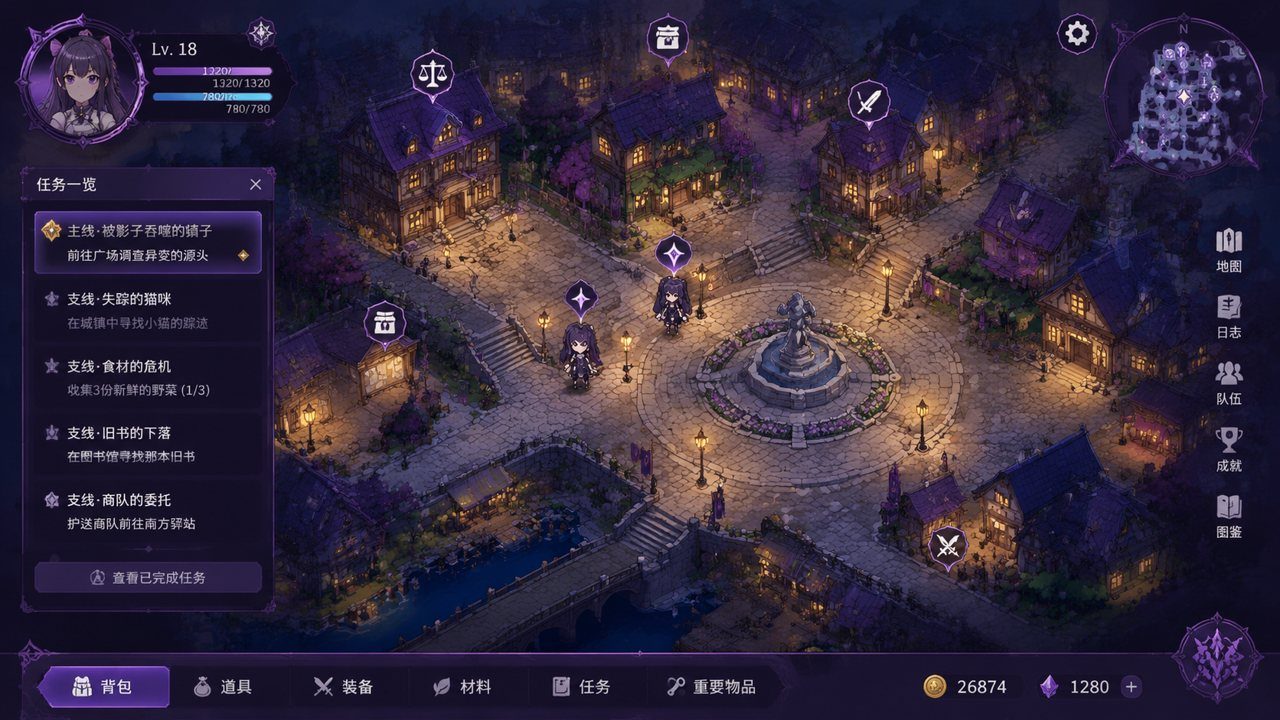 光与影的二重身 角色路线 预览图 4