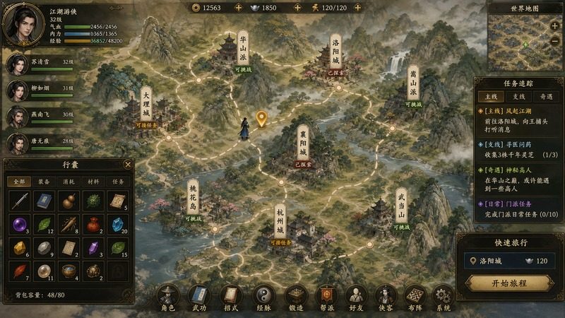 金庸群侠传5爱与死仙狐MOD六周年 实机画面 演示图 6
